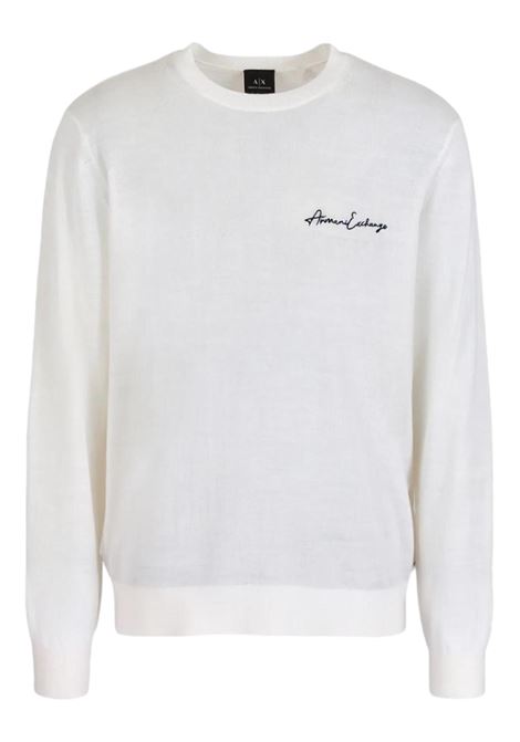 Maglione uomo Armani Exchange con logo ricamato ARMANI EXCHANGE | Maglie | 8NZM5A ZM1YZ1116